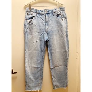 Abercrombie & Fitch High Rise Ankle cut BF jeans